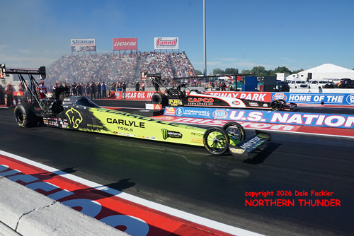 Maddi Gordon (near lane) vs Billy Torrence (far lane)